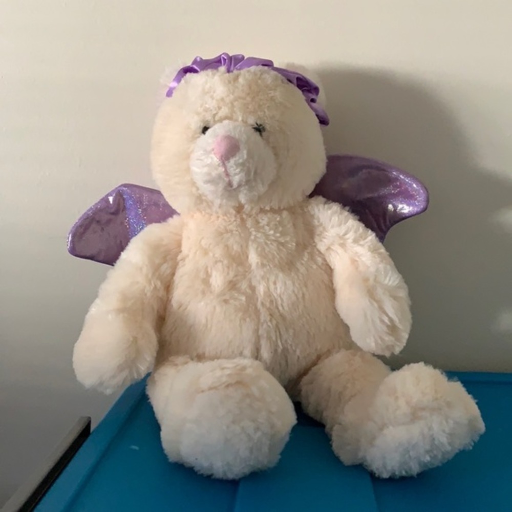 Cuddle Barn Angel Bear Pre Owned Needs a battery